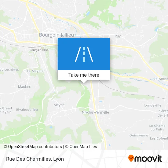 Mapa Rue Des Charmilles