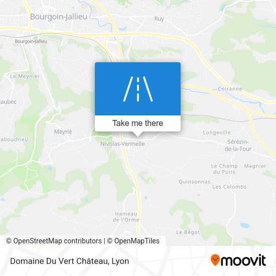 Domaine Du Vert Château map