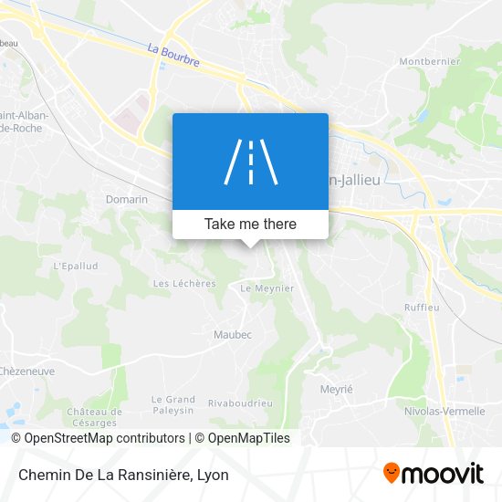 Chemin De La Ransinière map