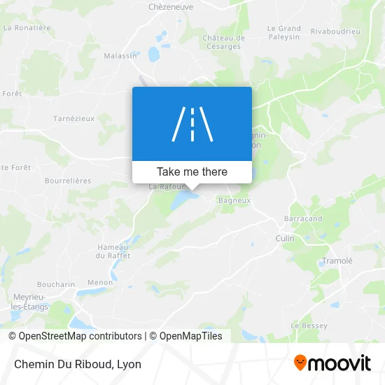 Chemin Du Riboud map