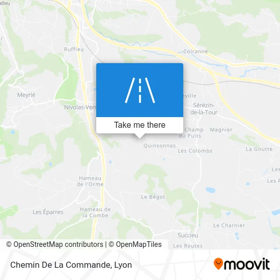 Chemin De La Commande map