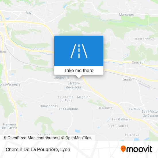 Chemin De La Poudrière map