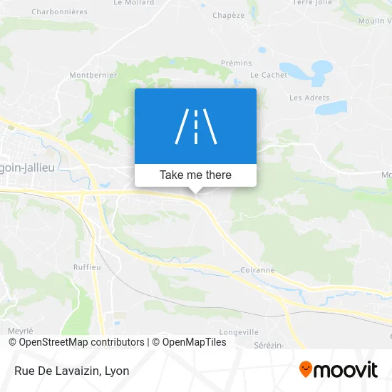 Rue De Lavaizin map