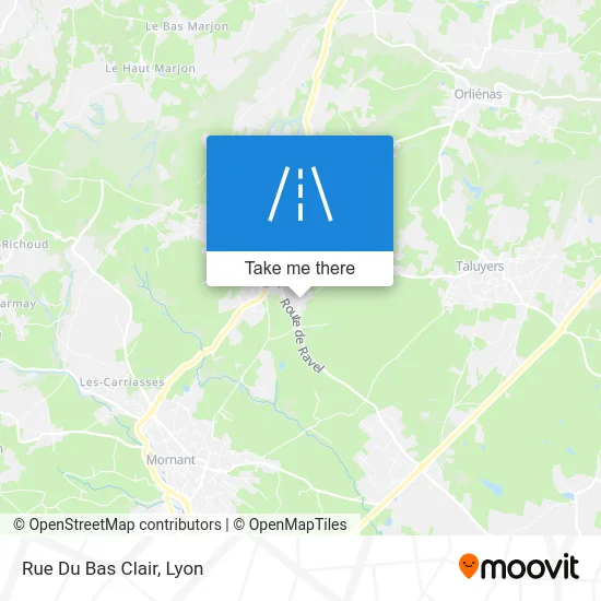 Rue Du Bas Clair map