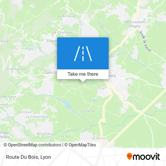 Route Du Bois map