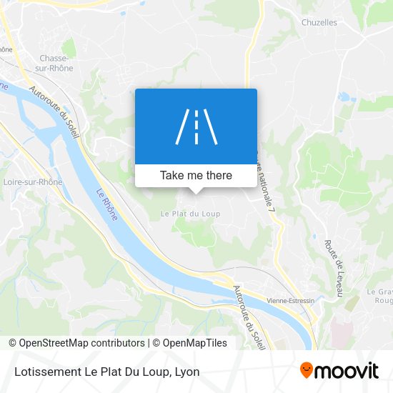 Lotissement Le Plat Du Loup map