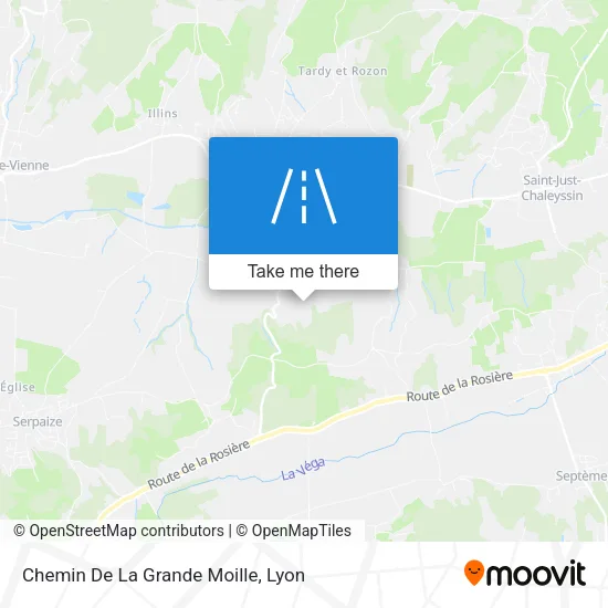 Chemin De La Grande Moille map