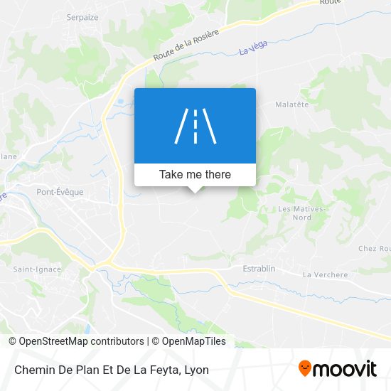 Chemin De Plan Et De La Feyta map