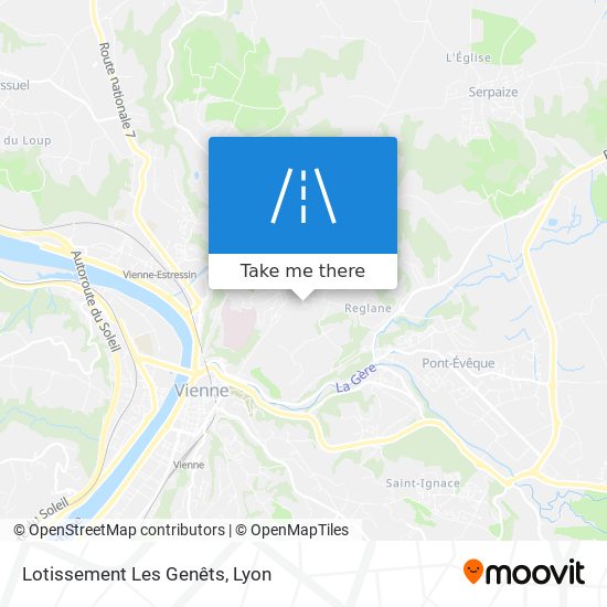 Lotissement Les Genêts map