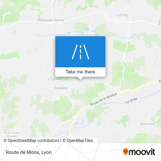 Route De Mons map