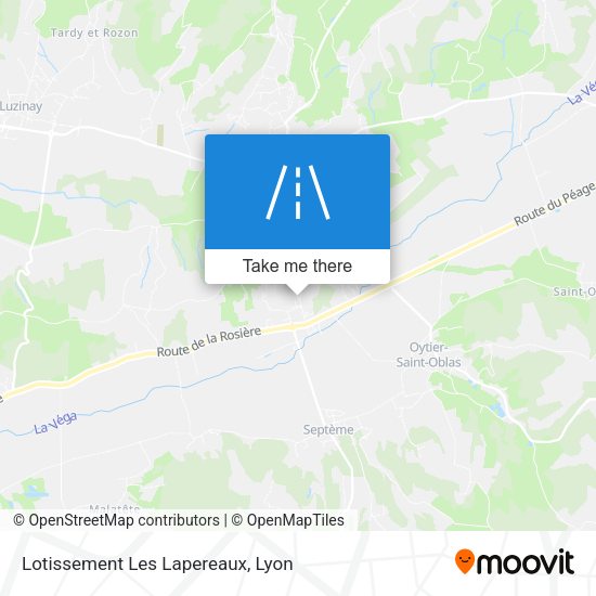 Lotissement Les Lapereaux map