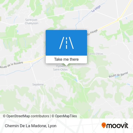 Chemin De La Madone map