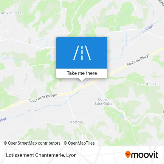 Lotissement Chantemerle map