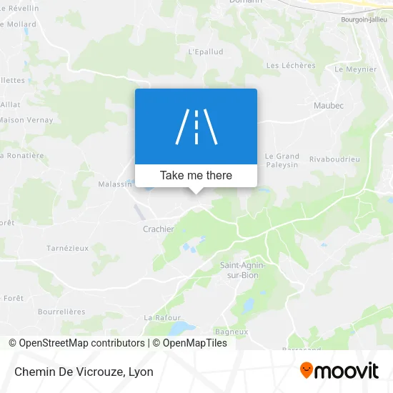 Chemin De Vicrouze map