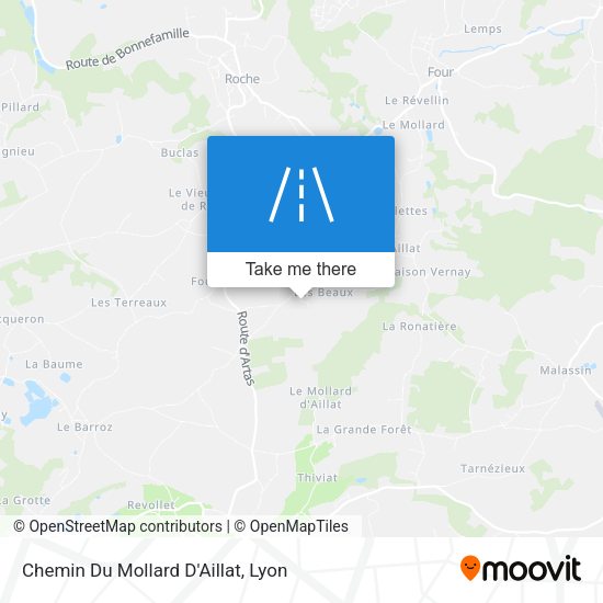Chemin Du Mollard D'Aillat map