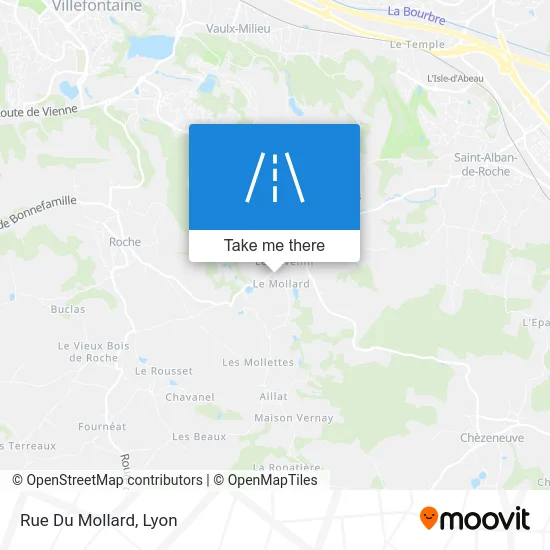 Rue Du Mollard map