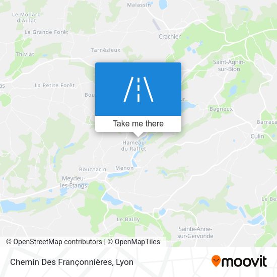 Chemin Des Françonnières map