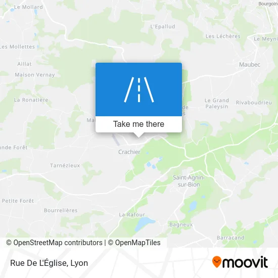 Rue De L'Église map