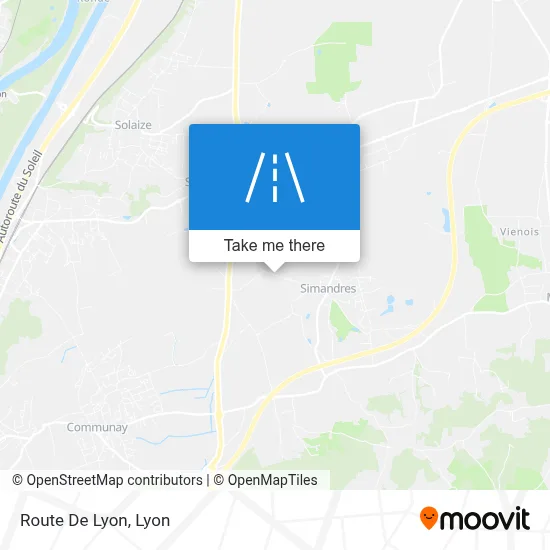 Route De Lyon map
