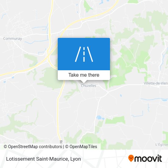 Lotissement Saint-Maurice map