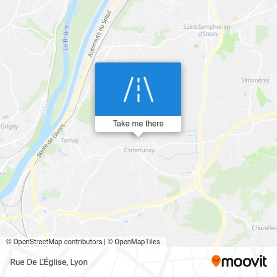 Rue De L'Église map