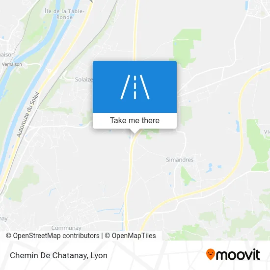 Chemin De Chatanay map