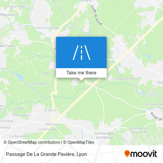 Passage De La Grande Pavière map
