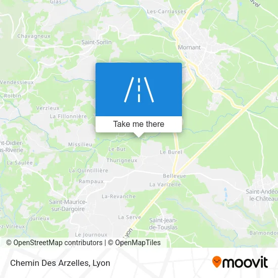 Chemin Des Arzelles map