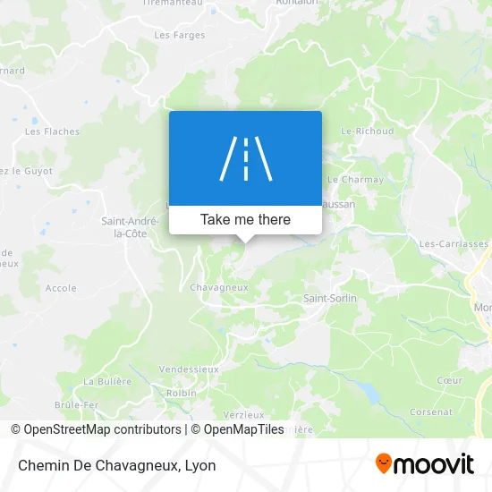 Chemin De Chavagneux map