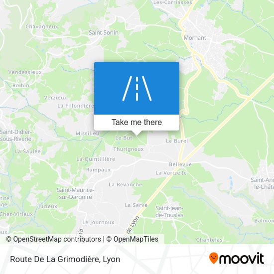 Route De La Grimodière map