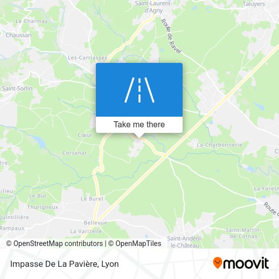 Impasse De La Pavière map