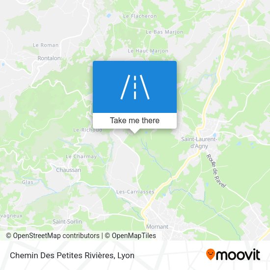 Chemin Des Petites Rivières map