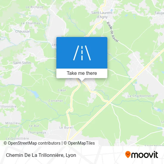 Chemin De La Trillonnière map