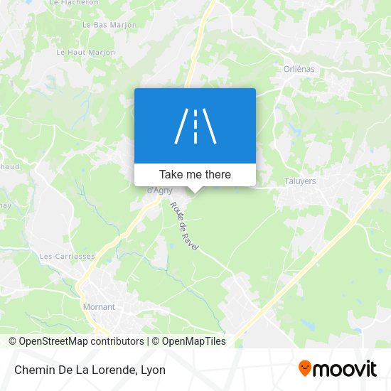 Chemin De La Lorende map