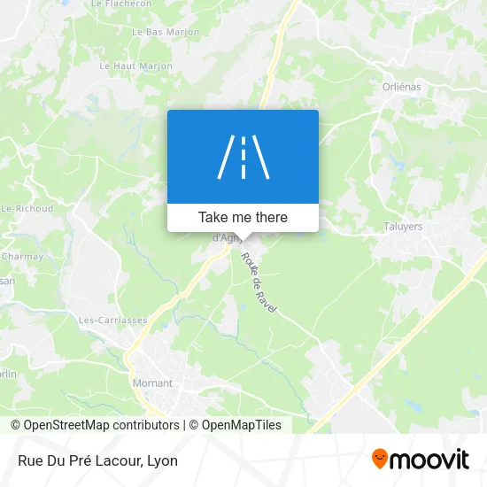 Rue Du Pré Lacour map