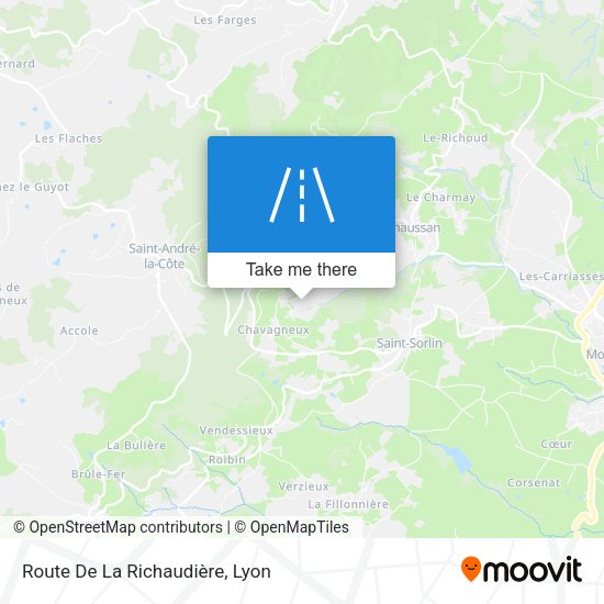 Route De La Richaudière map