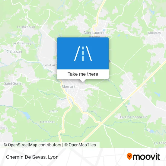 Chemin De Sevas map