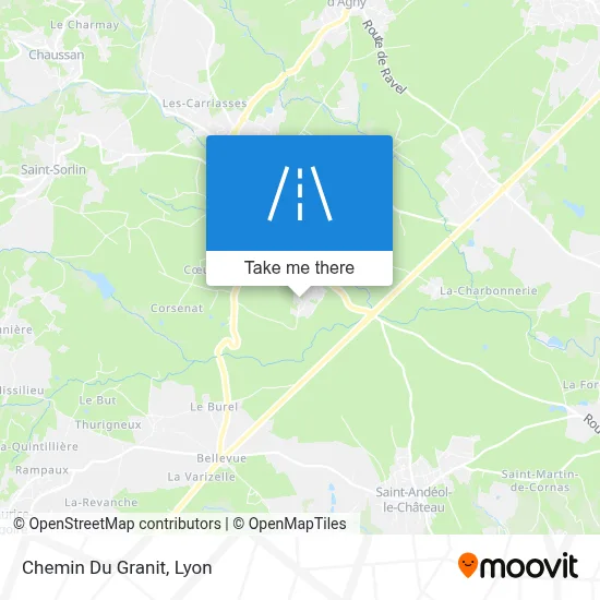 Chemin Du Granit map