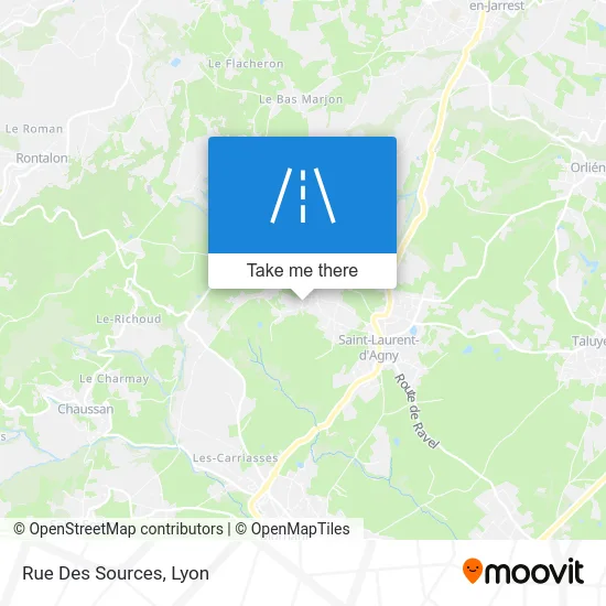 Rue Des Sources map