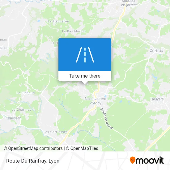 Route Du Ranfray map