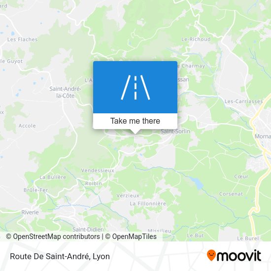 Route De Saint-André map