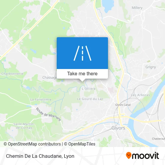 Chemin De La Chaudane map