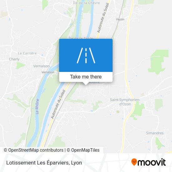 Lotissement Les Éparviers map