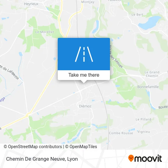 Chemin De Grange Neuve map