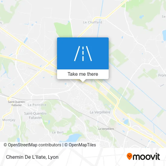 Chemin De L'Ilate map