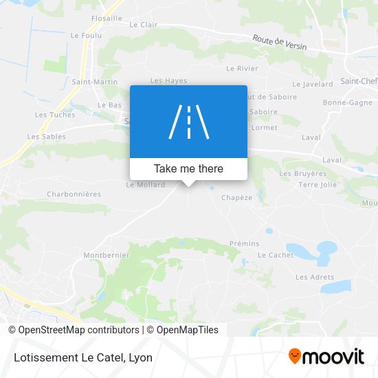 Lotissement Le Catel map
