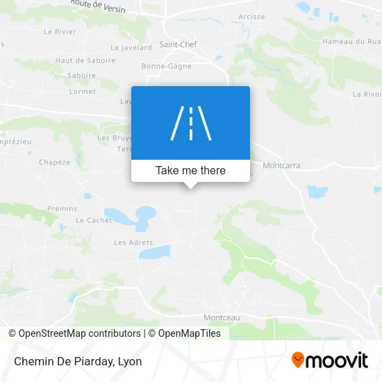 Chemin De Piarday map