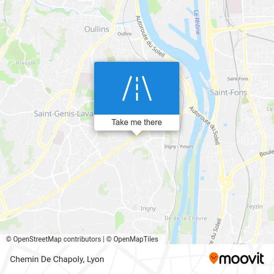 Chemin De Chapoly map