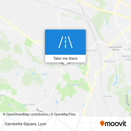 Place Gambetta map