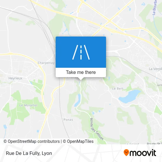 Rue De La Fully map